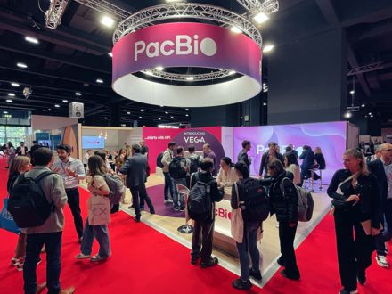 ESHG 2025 booth, on-site photo