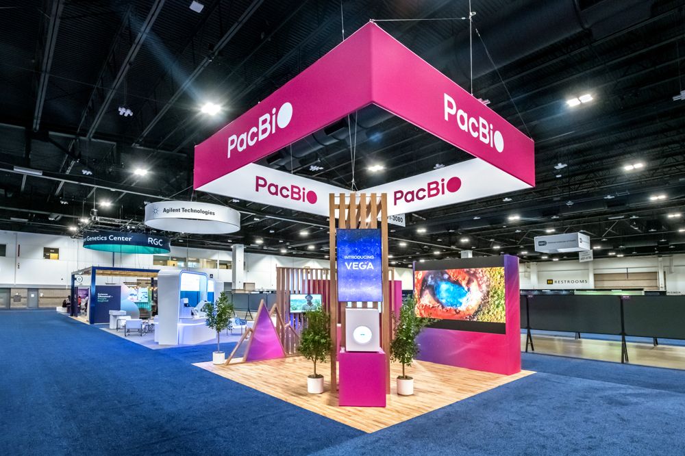 PacBio congress booth, on-site photo